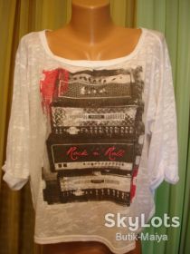 Футболки Футболки ^/--/^ Свободная футболка на жару  &amp;quot;TOPSHOP&amp;quot; ^_^^^ Вільна футболка на спеку &amp;quot;TOPSHOP &amp;quot; - фото фото фото