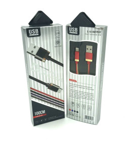 Кабелі Кабели ^/--/^ USB кабель / Дата кабель Fast Charge I-104 black-box Lighting Red - фото фото фото
