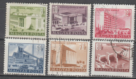 Угорщина Венгрия ^/--/^ Венгрия Угорщина 1952 архітектура серія ^_^^^ Венгрия 1952 архитектура серия - фото фото фото