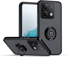 Чохли, бампера Чехлы, бампера ^/--/^ Чохол Fiji Colorframe для Xiaomi Redmi Note 13 5 /--/ G матовий бампер з кільцем підставкою Black ^_^^^ Чехол Fiji Colorframe для Xiaomi Redmi Note 13 5 /--/ G матовый бампер с кольцом подставкой Black - фото фото фото