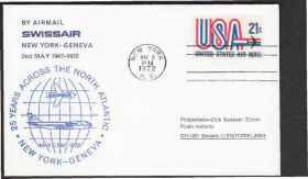 Америка Америка ^/--/^ США 1972 SWISSAIR АВИАПЕРЕВОЧКИК КОМПАНИЯ ПЕРВЫЙ ПОЛЁТ НЬЮ-ЙОРК-ЖЕНЕВА АВИАЦИЯ ТРАНСПОРТ Cachet ^_^^^ 1972 SWISSAIR АВІАПЕРЕВОЧК КОМПАНІЯ ПЕРШИЙ ПОЛІТ НЬЮ-ЙОРК-ЖЕНЕВА АВІАЦІЯ ТРАНСПОРТ Cachet - фото фото фото