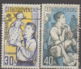 Чехословаччина Чехословакия ^/--/^ Чехословакия Чехословаччина 1959 скауты пионеры ^_^^^ Чехословаччина 1959 скаути піонери - фото фото фото