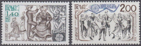 Франція Франция ^/--/^ Франция 1981 Европа СЕРТ Mi 2259-2260 MNH ^_^^^ Франція 1981 Європа Серт Mi 2259-2260 MNH - фото фото фото