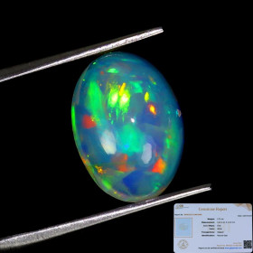 Опал Опал ^/--/^ 3.73 /--/ ct Натуральный Опал,Эфиопия,сертификат. ^_^^^ 3.73 /--/ ct Натуральний Опал, Ефіопія, сертифікат. - фото фото фото