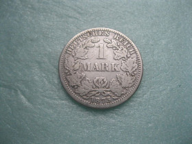Німецька імперія (-) Германская империя (-) ^/--/^ Германская империя 1 марка 1875 г. Монетный двор .А .Серебро .Оригинал. ^_^^^ Німецька імперія 1 марка 1875 Монетний двір .А.Срібло .Оригінал. - фото фото фото