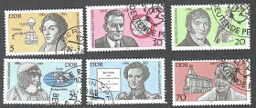 НДР, ФРН ГДР, ФРГ ^/--/^ Германия, ГДР  (1980) Личности ^_^^^ Німеччина, НДР (1980) Особистості - фото фото фото