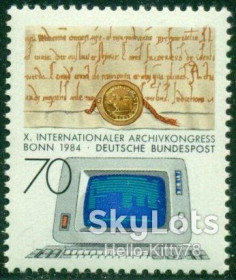 НДР, ФРН ГДР, ФРГ ^/--/^ ФРГ 1984 архивный конгресс Mi 1224 MNH ^_^^^ 1984 — архівний конгрес Mi 1224 MNH - фото фото фото