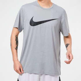 Футболки, майки Футболки, майки ^/--/^ Футболка nike logo printing breathable quick dry gray black cz /--/ 2418-073 - фото фото фото