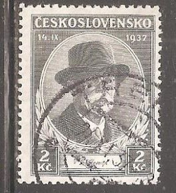 Чехословаччина Чехословакия ^/--/^ Чехословакия 1937 Sc.235 гаш. ^_^^^ Чехословаччина 1937 Sc.235 гаш. - фото фото фото