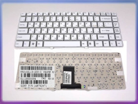 Клавіатури Клавиатуры ^/--/^ Клавиатура для SONY VPC-EA Series (RU White без рамки) (550102 /--/ L /--/ 13-203-G 148792471 V /--/ 081678 /--/ F) Оригинал ^_^^^ Клавіатура для SONY VPC-EA Series (RU White) (550102 /--/ L /--/ 13-203-G 148792471 V /--/ 081678 /--/ F) Оригінал - фото фото фото