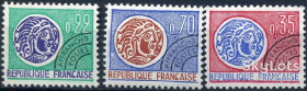 Франція Франция ^/--/^ Франция 1969 стандарт предварительное гашение Mi 1656-1658 MNH ^_^^^ Франція 1969 стандарт попереднє гасіння Mi 1656-1658 MNH - фото фото фото