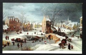 Іноземні Иностранные ^/--/^ Брейгель мл. Brueghel el joven. Patsage nevado Снежный пейзаж. Музей Прадо, Мадрид. Printed in Spain ^_^^^ Брейгель мл. Brueghel el joven Patsage nevado Сніговий пейзаж. Музей Прадо, Мадрид. Printed in Spain - фото фото фото