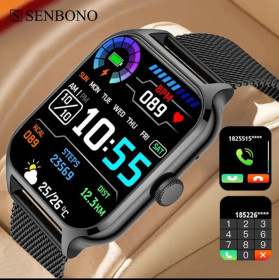 Розумні годинники (Smart watch) Умные часы (Smart watch) ^/--/^ Смарт годинник SENBONO ^_^^^ Смарт часы Senbono - фото фото фото