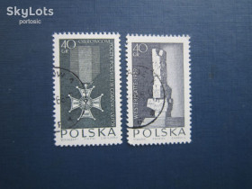 Польща Польша ^/--/^ 2 марки Польща 1963-1964 пам&amp;apos;ять о Другій Світовій війні гаш ^_^^^ 2 марки Польша 1963-1964 память о Второй Мировой войне гаш - фото фото фото