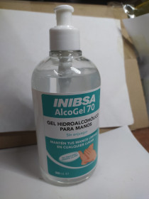 Засоби по догляду Средства по уходу ^/--/^ 41696 Гель для рук INIBSA AlcoGel /--/ 70, 500 /--/ мл - фото фото фото
