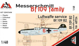 : : ^/--/^ AMG 48724 Messerschmitt Bf.109 /--/ B-2  (Luftwaffe service), 1/48 ^_^^^ AMG 48724 Messerschmitt Bf.109 /--/ B-2 (Luftwaffe service), 1/48 - фото фото фото