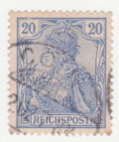 Веймарська республіка Веймарская республика ^/--/^ Германия    ( империя) 1900 г. №  56 гашеная ^_^^^ Німеччина (Імперія) 1900 р. No 56 гашена - фото фото фото