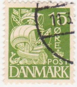 Балтійські країни Балтийские страны ^/--/^ Дания 1940  г. №  258 гашеная ^_^^^ Данія 1940 р. No 258 гашена - фото фото фото