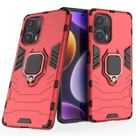 Чохли, бампера Чехлы, бампера ^/--/^ Чохол Fiji Ring для Xiaomi Redmi Note 12 Turbo броньований бампер з кільцем підставкою червоний ^_^^^ Чехол Fiji Ring для Xiaomi Redmi Note 12 Turbo бронированный бампер с кольцом подставкой красный - фото фото фото