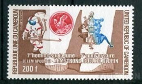 Освоєння космосу Освоение космоса ^/--/^ Камерун Cameroon  1974, Аполлон 11, Mi 789,  MNH Cv 4.00 ^_^^^ Камерун Cameroon 1974, Аполлон 11, Mi 789, MNH Cv 4.00 - фото фото фото