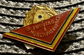 Пам'ятні і ювілейні Памятные и юбилейные ^/--/^ Румунія.  Піонерська організація 1970-х років  &amp;quot;Лідер у патріотичній праці&amp;quot;. ^_^^^ Румыния. Пионерская организация 1970-х годов &amp;quot;Лидер в патриотическом труде. - фото фото фото