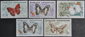 Інше Другое ^/--/^ ЦАР Фауна Насекомые Бабочки 1960-1961 ^_^^^ ЦАР Фауна Комахи Бабочки 1960-1961 - фото фото фото