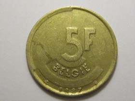 Бельгія Бельгия ^/--/^ Бельгия 5 франков 1987 года BELGI 3 /--/ П /--/ 723 ^_^^^ Бельгія 5 франків 1987 року BELGI 3 /--/ П /--/ 723 - фото фото фото