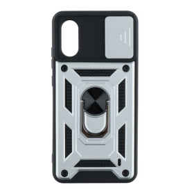 Чохли, бампера Чехлы, бампера ^/--/^ Чохол Fiji Camera Defence для ZTE Blade A /--/ 31 Plus бампер із захистом камери та підставкою Silver ^_^^^ Чехол Fiji Camera Defence для ZTE Blade A /--/ 31 Plus бампер с защитой камеры и подставкой Silver - фото фото фото