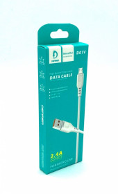 Кабелі Кабели ^/--/^ Дата кабель DENMEN D /--/ 01 /--/ V Micro USB Белый ^_^^^ DENMEN D /--/ 01 /--/ V Micro USB Білий - фото фото фото