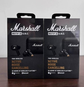 Навушники Наушники ^/--/^ Беспроводные вакуумные наушники Marshall Motif II ANC (Black) ^_^^^ Бездротові вакуумні навушники Marshall Motif II ANC (Black) - фото фото фото