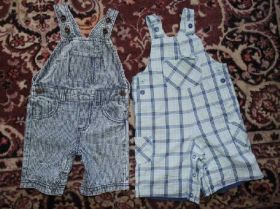 Шорти, бриджі, капрі Шорты, бриджи, капри ^/--/^ Комбезы 2 шт в лоте 6-18 /--/ мес,сост.отличное ^_^^^ Комбези 2 шт в лоті 6-18 /--/ міс, сост. відмінне - фото фото фото