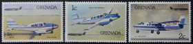 Інше Другое ^/--/^ Гренада Авиация лёгкий бизнес-самолёт Beechcraft Twin Bonanza и др. 1976 ^_^^^ Гренада Авіація легкий бізнес-літак Beechcraft Twin Bonanza та ін. - фото фото фото