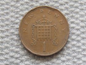 Єлизавета II (після ) Елизавета II (после ) ^/--/^ Великобритания 1 новый пенни 1971 года #5036 ^_^^^ Велика Британія 1 новий пенні 1971 року #5036 - фото фото фото