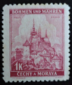 Третій Рейх (-) Третий Рейх (-) ^/--/^ Германия  Богемия и Моравия 1939  г. № 30 * ^_^^^ Німеччина Богемія і Моравія 1939 р. No 30* - фото фото фото