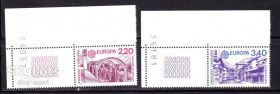 Малі Держави Європи Малые Государства Европы ^/--/^ ZM Андорра 1987 г MNH - CEPT - архитектура ^_^^^ ZM Андорра 1987 MNH - CEPT - архітектура - фото фото фото