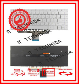 Клавіатури Клавиатуры ^/--/^ Клавиатура HP Spectre X /--/ 360 14-EF 14 /--/ T-EF 14-EA СЕРЕБРИСТАЯ с подсветкой RUUS ^_^^^ Клавіатура HP Spectre X /--/ 360 14-EF 14 /--/ T-EF 14-EA СЕРЕБРИСТА з підсвічуванням RUUS - фото фото фото