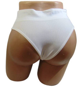 Труси Трусы ^/--/^ Утягивающие трусики бразилиана рубчик Body Key 016 L-XL белые ^_^^^ Бразиліана рубчик Body Key 016 L-XL білі - фото фото фото