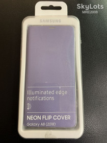 Чохли, бампера Чехлы, бампера ^/--/^ Чехол Samsung Neon Flip Cover Orchid Gray для Galaxy A /--/ 8 / A /--/ 5 2018 A /--/ 530 - фото фото фото