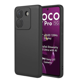 Чохли, бампера Чехлы, бампера ^/--/^ Чохол Fiji Full Soft Premium для Poco M /--/ 7 Pro 5 /--/ G протиударний бампер з мікрофіброю Black ^_^^^ Чехол Fiji Full Soft Premium для Poco M /--/ 7 Pro 5 /--/ G противоударный бампер с микрофиброй Black - фото фото фото