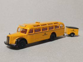 : : ^/--/^ Службовий транспорт, поштовий MB O 3500 Deutsche Bundespost. BREKINA 1:87 H /--/ 0  (51554.30/5). ^_^^^ Служебный транспорт, почтовый MB O 3500 Deutsche Bundespost. BREKINA 1:87 H /--/ 0 (51554.30/5). - фото фото фото
