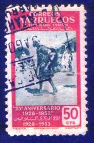 Марокко Марокко ^/--/^ Испанское Марокко  (1953) 25 лет протекторату ^_^^^ Іспанське Марокко (1953) 25 років протекторату - фото фото фото