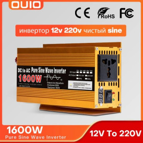 Інвертори Инверторы ^/--/^ Інвертор 1600 /--/ W, Pure sine wave, Инвертор  Inverter 12 /--/ V To 220 /--/ V ^_^^^ Инвертор 1600 /--/ W, Pure sine wave, Инвертор Inverter 12 /--/ V To 220 /--/ V - фото фото фото