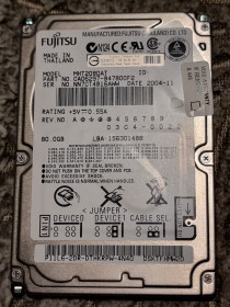 Жорсткі диски Жесткие диски ^/--/^ 5% ide hdd 2.5 80 гб  (73 ок) fujitsu 4200 20.2/20.4 жесткий диск mht /--/ 2080 /--/ at фуджицу ata pata ^_^^^ 5% ide hdd 2.5 80 гб (73 ок) fujitsu 4200 20.2/20.4 жорсткий диск mht /--/ 2080 /--/ at фуджицю ata pata - фото фото фото