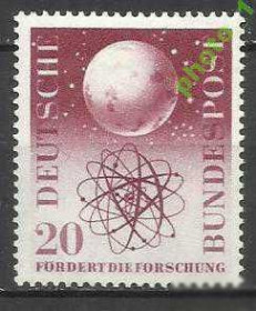 НДР, ФРН ГДР, ФРГ ^/--/^ ФРГ 1955 модель атома 1 /--/ м. ^_^^^ ФРН 1955 модель атома 1 /--/ м. - фото фото фото