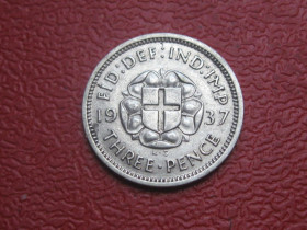 Георг VI (-) Георг VI (-) ^/--/^ Великобритания. 3 пенса 1937 г. Георг VI. Серебро 500 .Оригинал.Сохран!.XF-UNC ^_^^^ Велика Британія. 3 пенси 1937 Георг VI. Срібло 500.Оригінал.Збереж! XF-UNC - фото фото фото