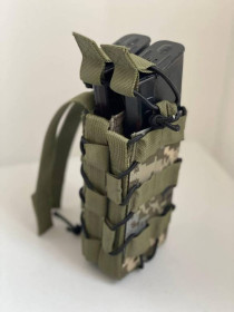 Інше Другое ^/--/^ Двойной штурмовой подсумок для магазинов АК Піксель ^_^^^ Двойной штурмовой итог для магазинов АК Пиксель - фото фото фото