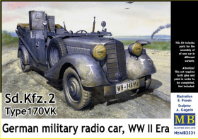 : : ^/--/^ Master Box 3531 Sd.Kfz. 2 Type 170 VK, German military radio car, WW II era, 1/35 - фото фото фото