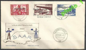 Інші країни Другие страны ^/--/^ Саар 1955 индустрия мост 3 /--/ м.КПД ^_^^^ Саар 1955 індустрія міст 3 /--/ м. ККД - фото фото фото