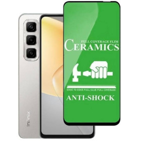 Чохли, бампера Чехлы, бампера ^/--/^ Захисне скло-плівка Fiji Ceramics для Infinix Hot 50 (X /--/ 6882) повна проклейка чорний ^_^^^ Защитное стекло-пленка Fiji Ceramics для Infinix Hot 50 (X /--/ 6882) полная проклейка черный - фото фото фото