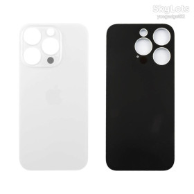 Корпуса на iPhone Корпуса на iPhone ^/--/^ Задня кришка APPLE iPhone 15 Pro Natural Titanium   (біла)   (великий отвір) ^_^^^ Задняя крышка APPLE iPhone 15 Pro Natural Titanium (белая) (большое отверстие) - фото фото фото